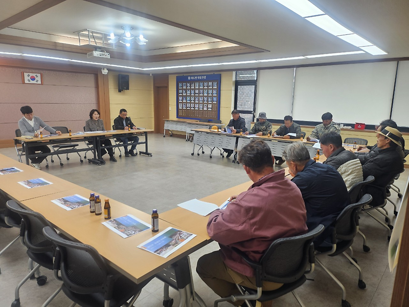화도면,_겨울철_자연재난_제설단과의_간담회_개최