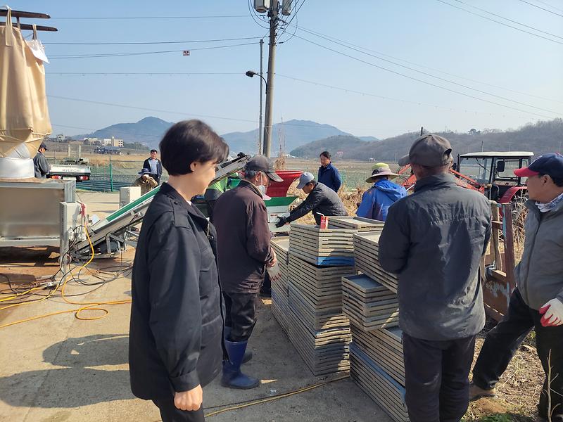 삼산면,_못자리_영농_현장_방문