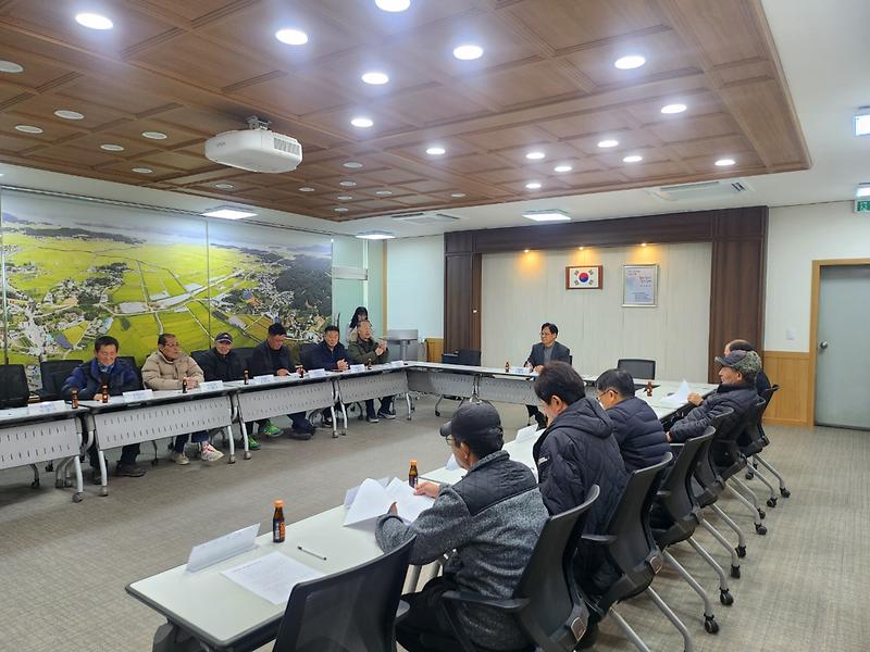 송해면_제설단_간담회_개최