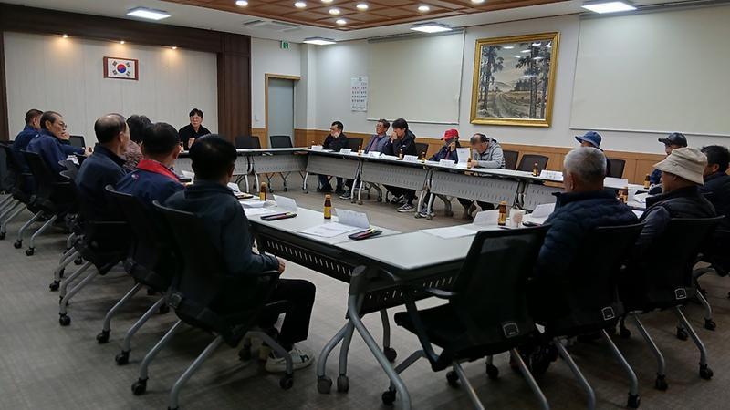 송해면,_설해_대책_트랙터_제설단_간담회_개최