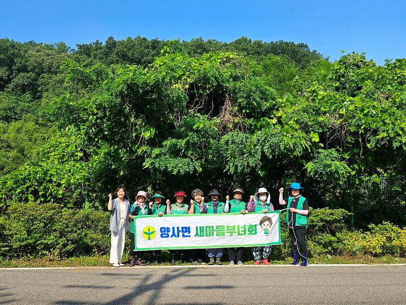 양사면_새마을부녀회,_정성_가득한_손길로_깨끗해진_우리_마을_길