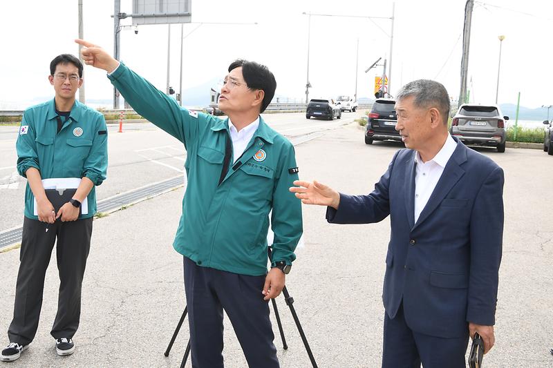 강화군, 민북지역 검문소 비대면 전환 CCTV 설치 현장 점검 사진