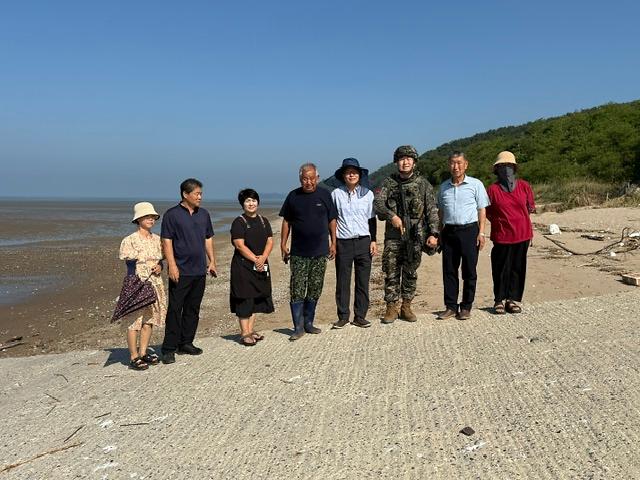서도면,_해안가_유실_지뢰_합동_탐지_실시
