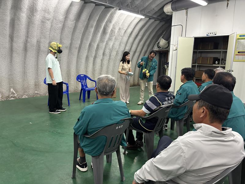 송해면,_접경지역_맞춤형_민방위_대피_훈련_실시