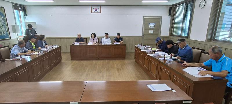 양도면 이장단, 6월 1차 이장회의 개최 사진