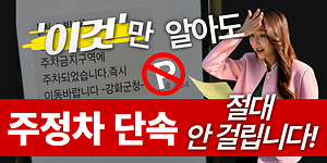 '이것'만 알아도 주정차 단속 절대 안 걸립니다!｜불법 주정차 단속 사전 문자 알림 서비스🚨 사진