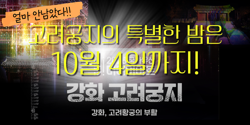 고려궁지의 특별한 밤은 10월 4일까지!🌙｜2026 국가유산 미디어아트 강화 고려궁지✨ 사진