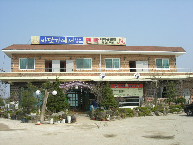 바닷가에서 사진