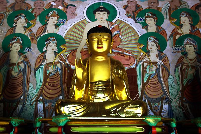 강화 청련사 목조아미타여래좌상 사진1