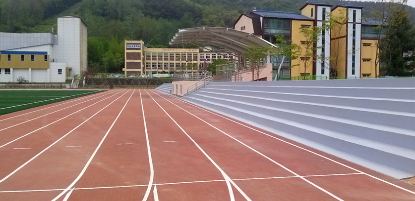 육상트랙 사진