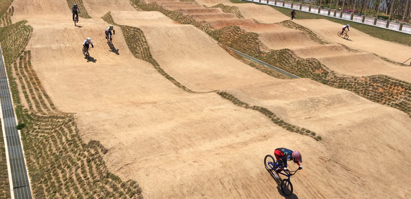 경기장(모굴) 사진