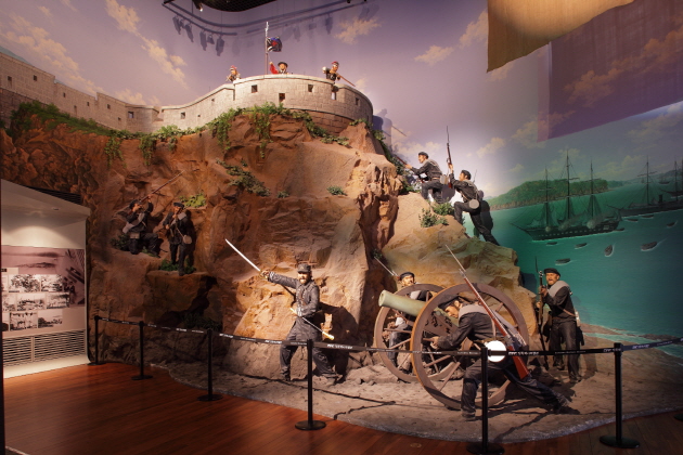 포토존, 광성보 전투/수자기